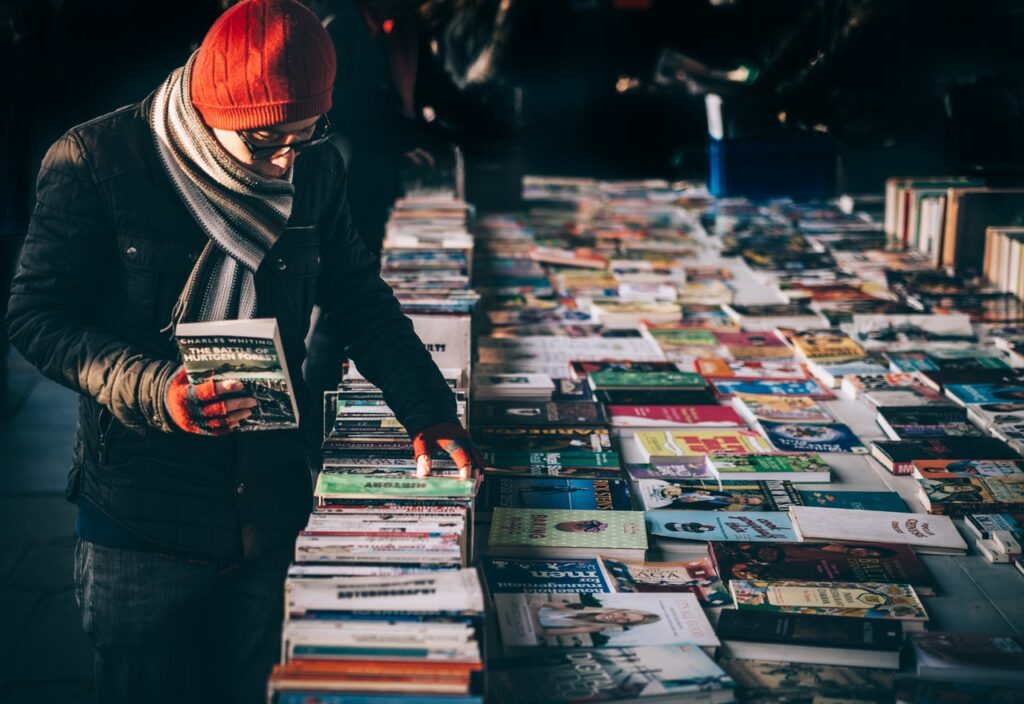 Selling used items is easy if you're selling books.