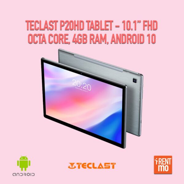 Teclast P20HD Tablet - 10.1" FHD Screen - Octa Core - 4GB RAM - 64GB ROM Type-C - Android
