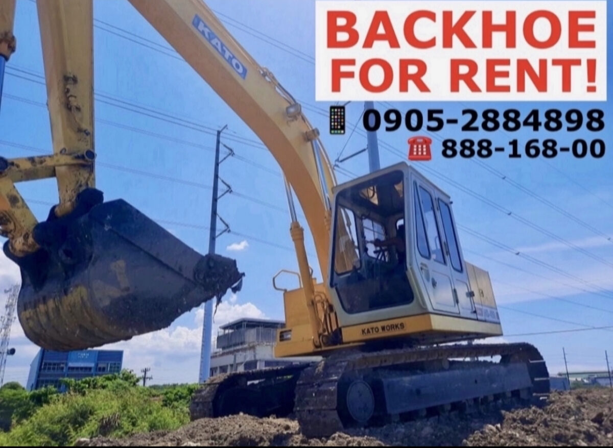 Backhoe For Rent Buy, Rent, Pay in Installments