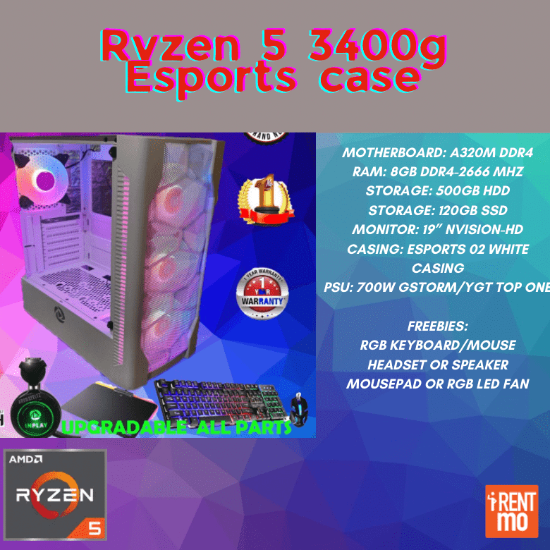 Ryzen 5 3400g with esports 02