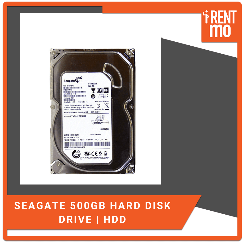Seagate 500gb Hard Disk Drive | HDD