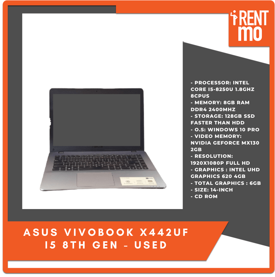 Asus Vivobook X442UF i5 8th gen - Used