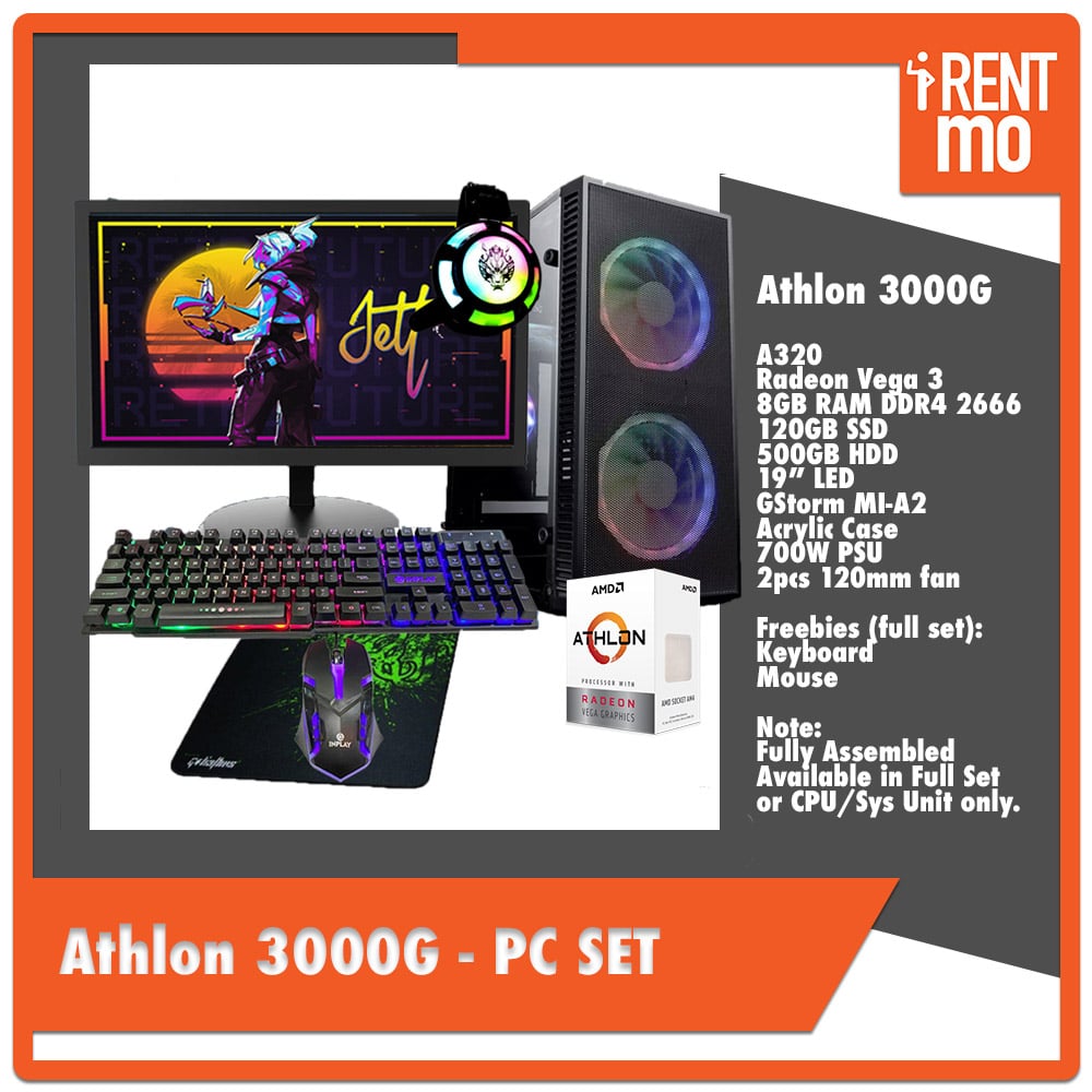 PC Gamer Barato - Jogos Populares - AMD Athlon 3000G / 8GB DDR4