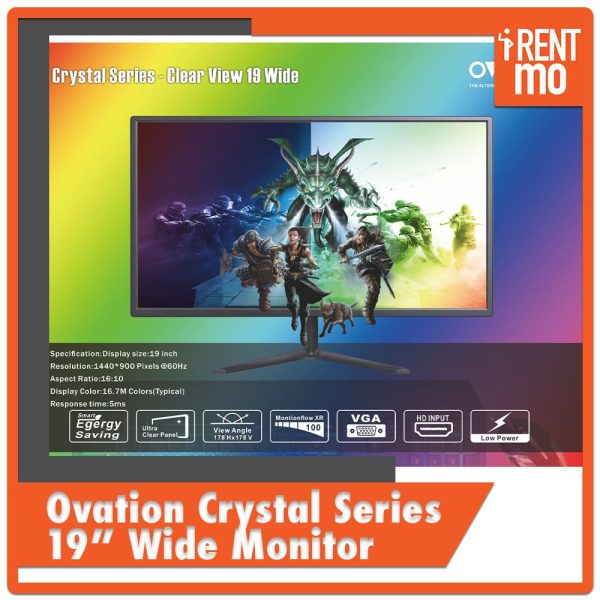 ovation crystal series 19" monitor