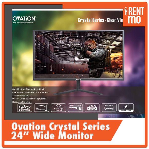 ovation crystal series 24" monitor