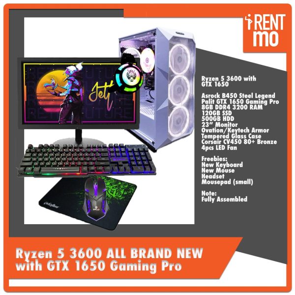Ryzen 5 3600 with GTX 1650 Gaming PC Set