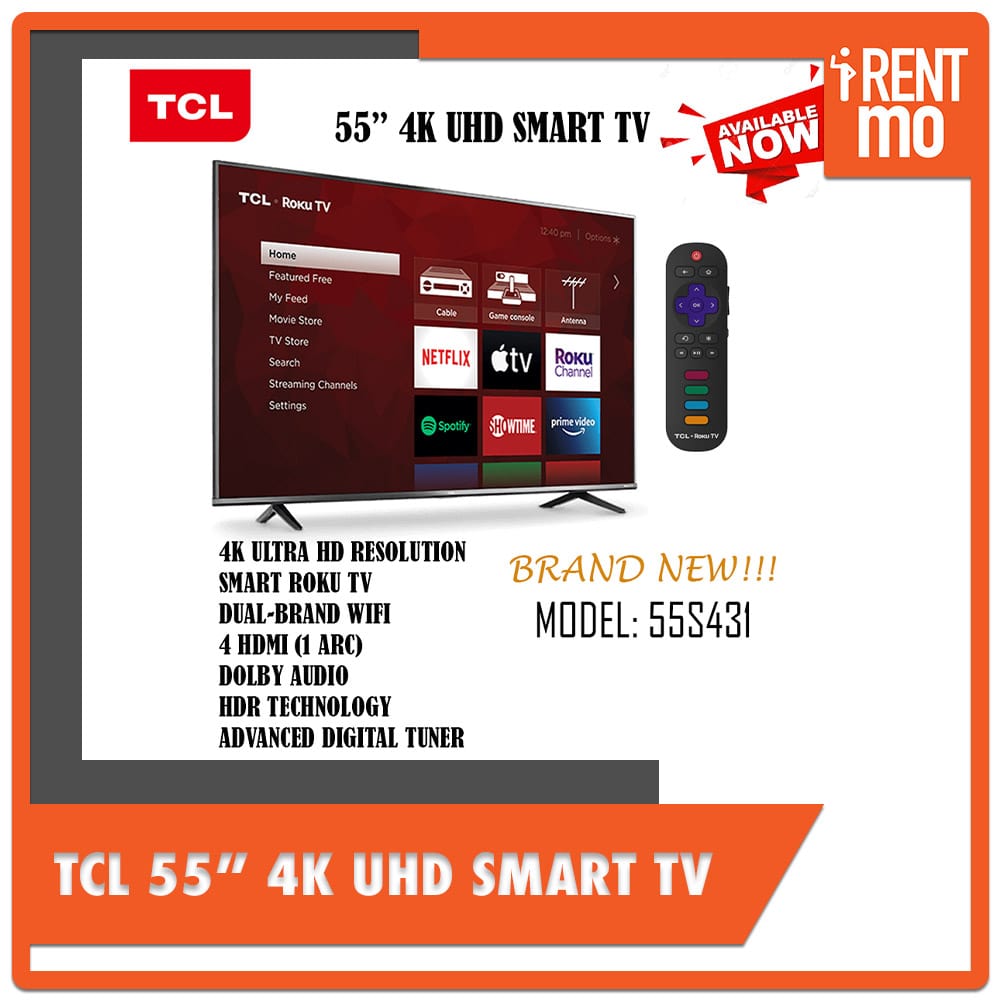 TCL 55" 4K Smart TV
