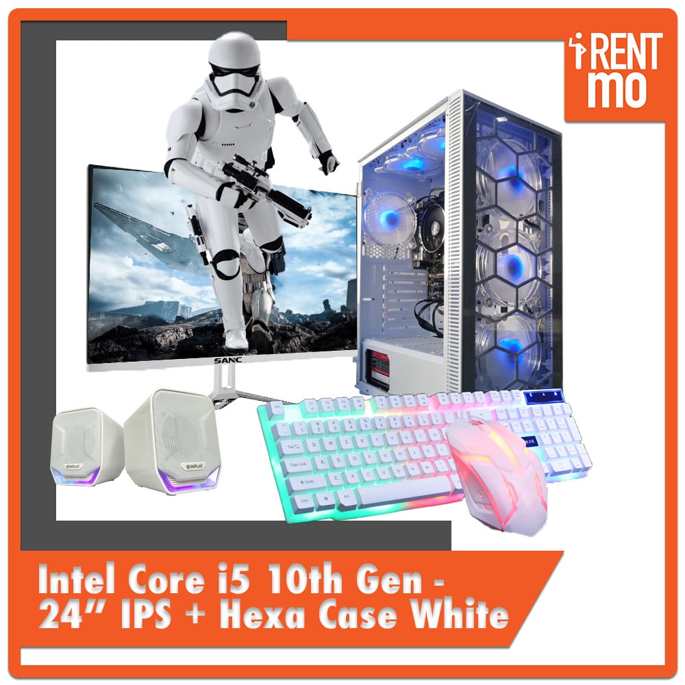 Intel Core i5 10th Gen White PC Package