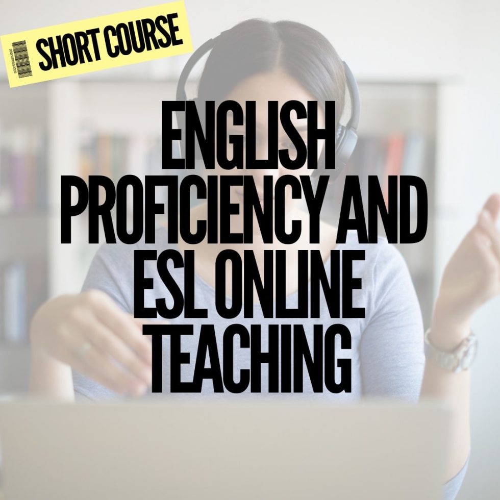 English Proficiency and ESL Online Teaching Course - Buy, Rent, Pay in ...