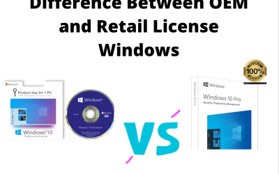 Difference Between OEM and Retail License Windows