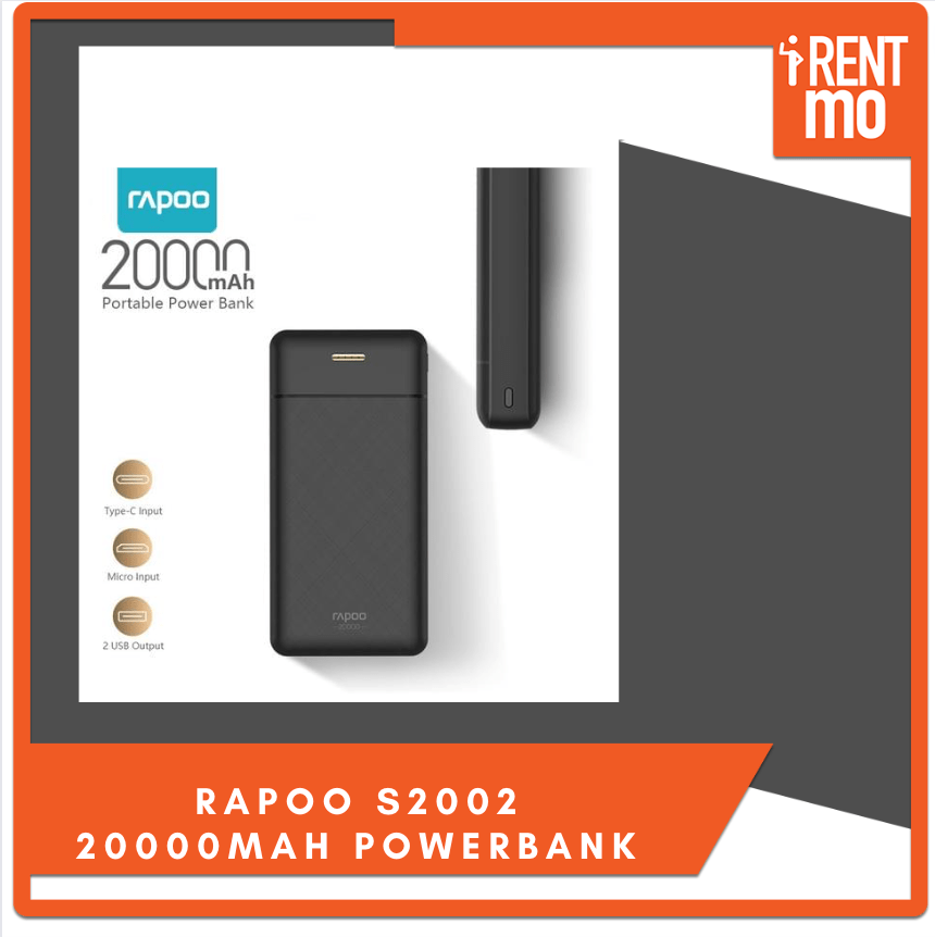 Rapoo S2002 20000mAh Powerbank