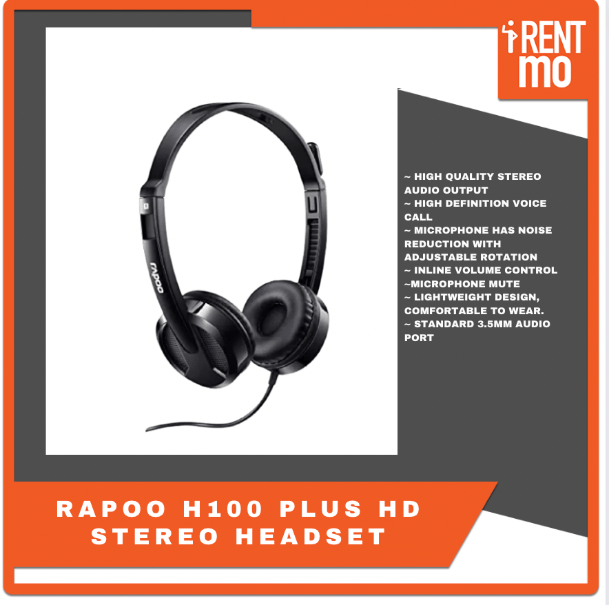 Rapoo H100 Plus HD Stereo Headset
