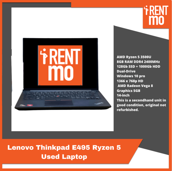 Lenovo Thinkpad E495 AMD Ryzen 5 3500U 8Gb ram 128Gb SSD + 1000Gb HDD