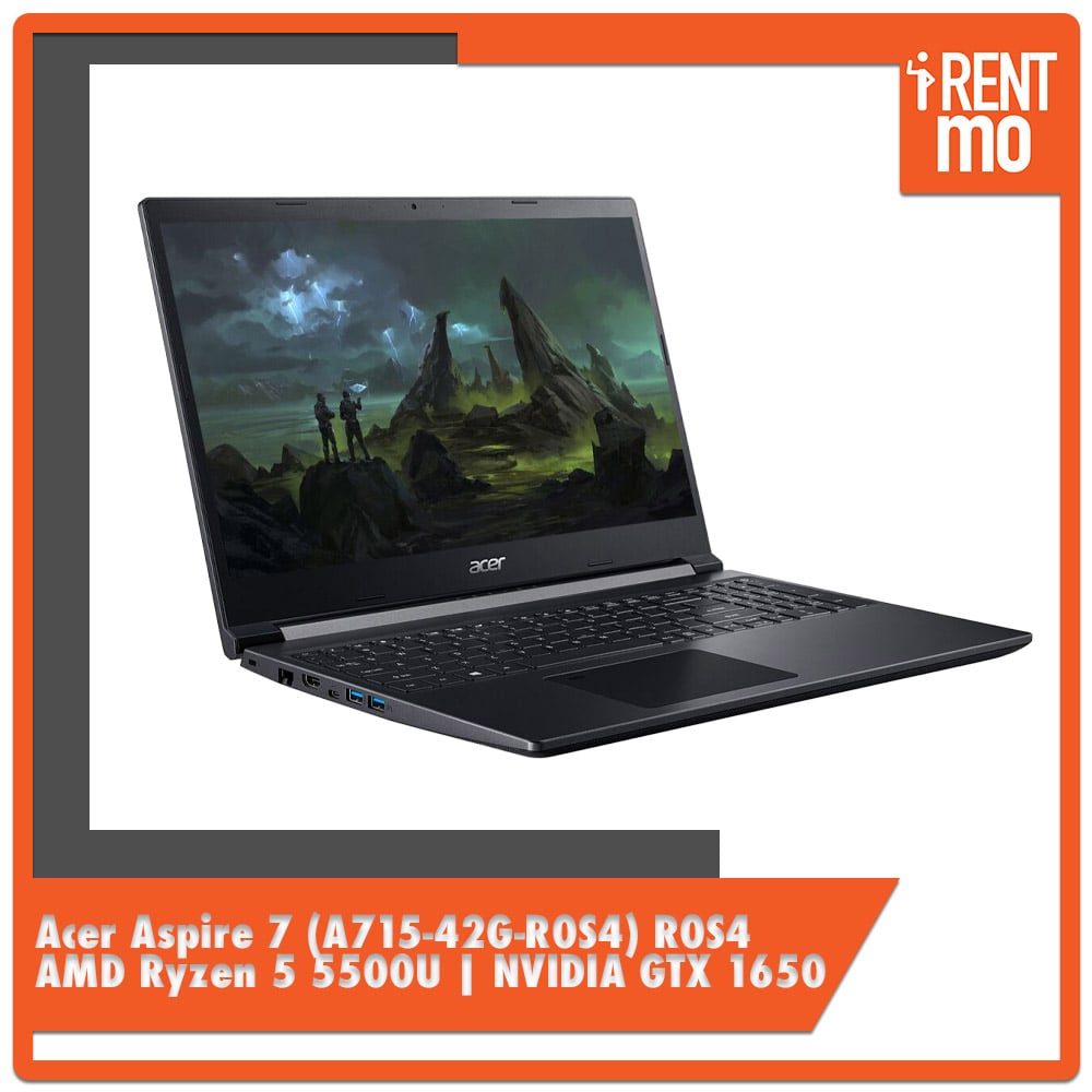 Acer Aspire 7 (A715-42G-R0S4) R0S4 | AMD Ryzen 5 5500U | NVIDIA GTX 1650 | 512gb SSD