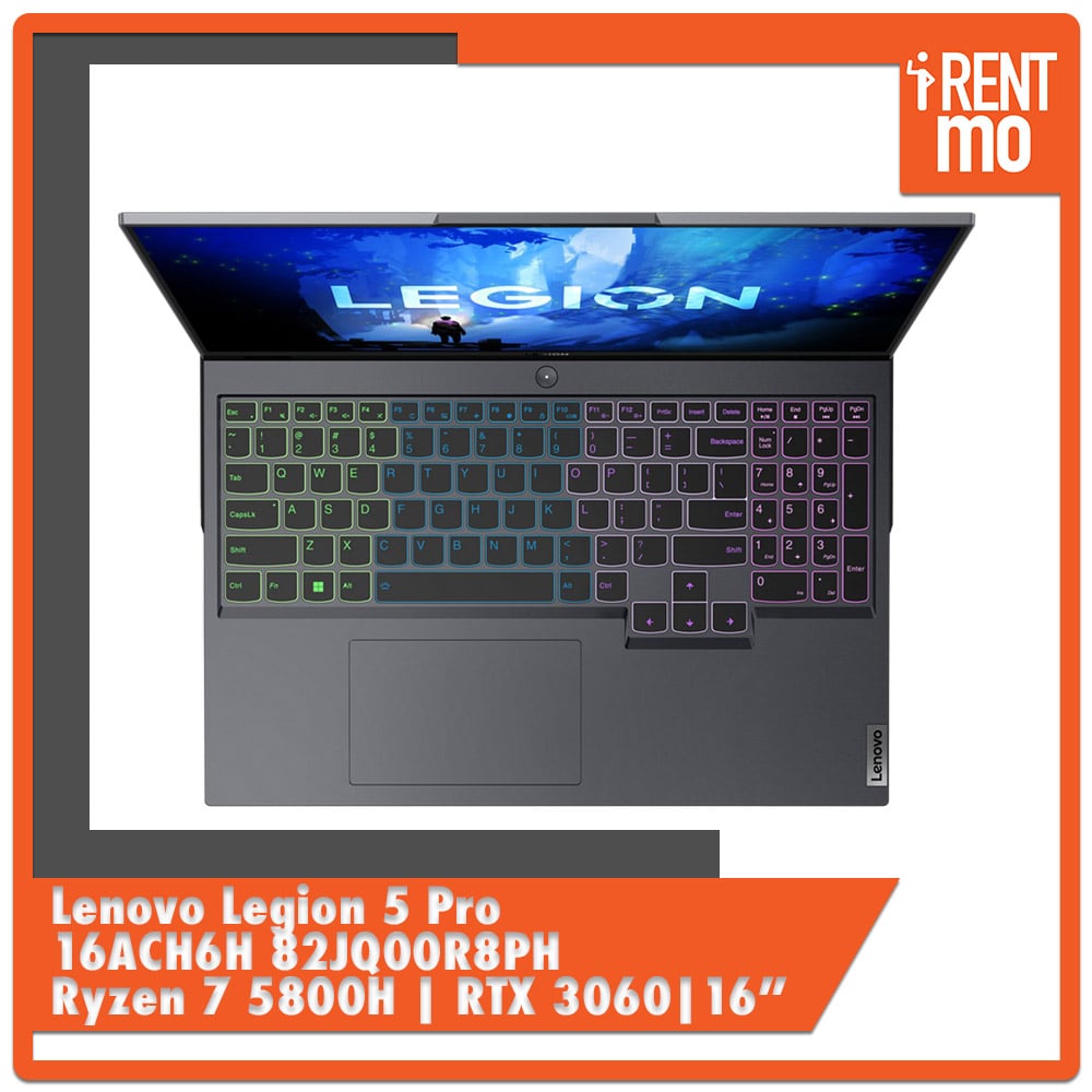 Lenovo Legion 5 Pro 16ACH6H 82JQ00R8PH Gaming Laptop | AMD Ryzen 7 5800H | RTX 3060