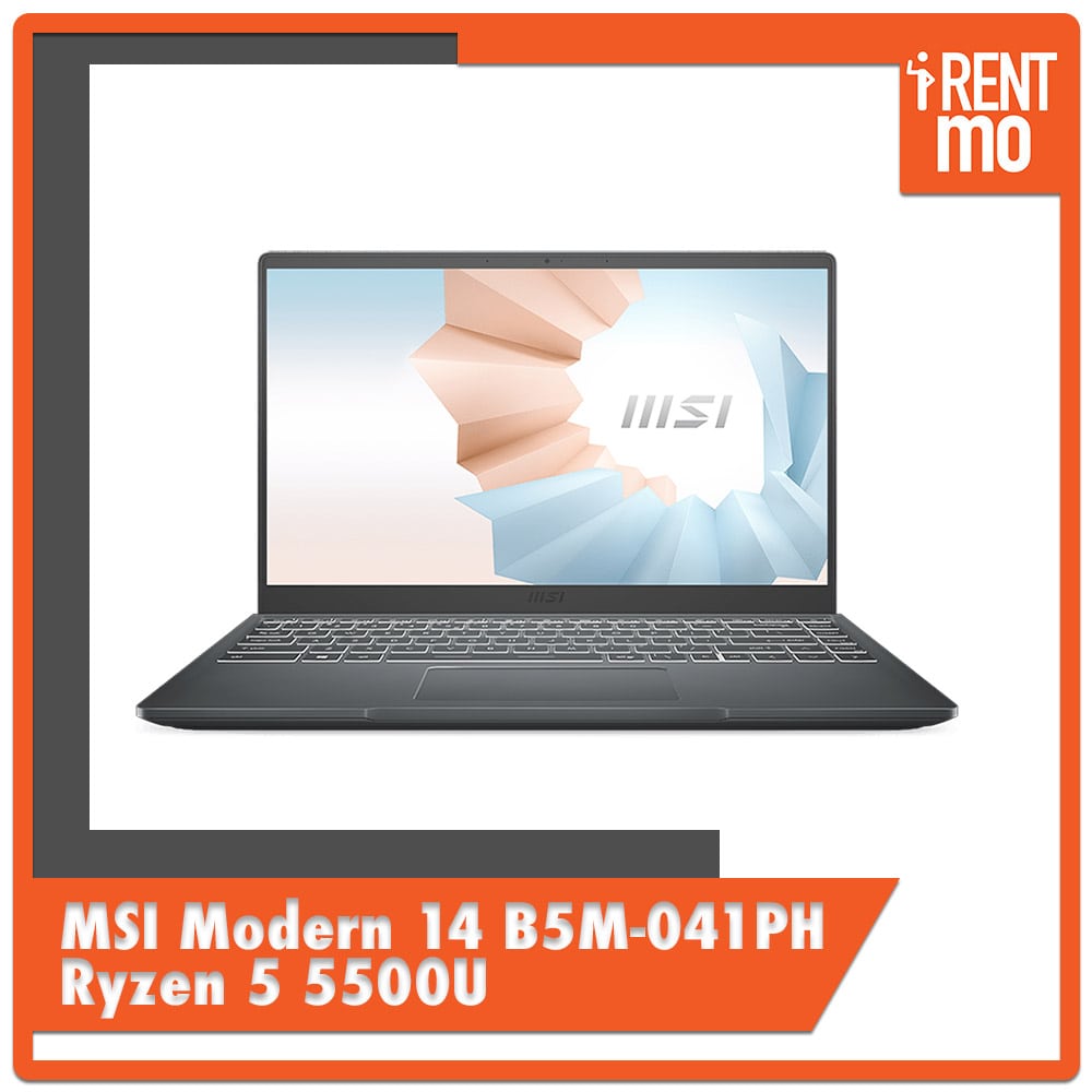 MSI Modern 14 (B5M-041PH) AMD Ryzen 5 5500U | 8GB RAM | 512gb SSD | Win 10 Home