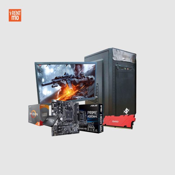 Ryzen 3 4350G with 19" LCD and 8GB RAM Basic PC Package