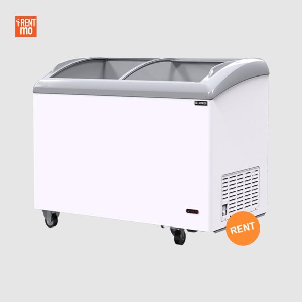 Sanden Glass Top Chest Freezer for Rent